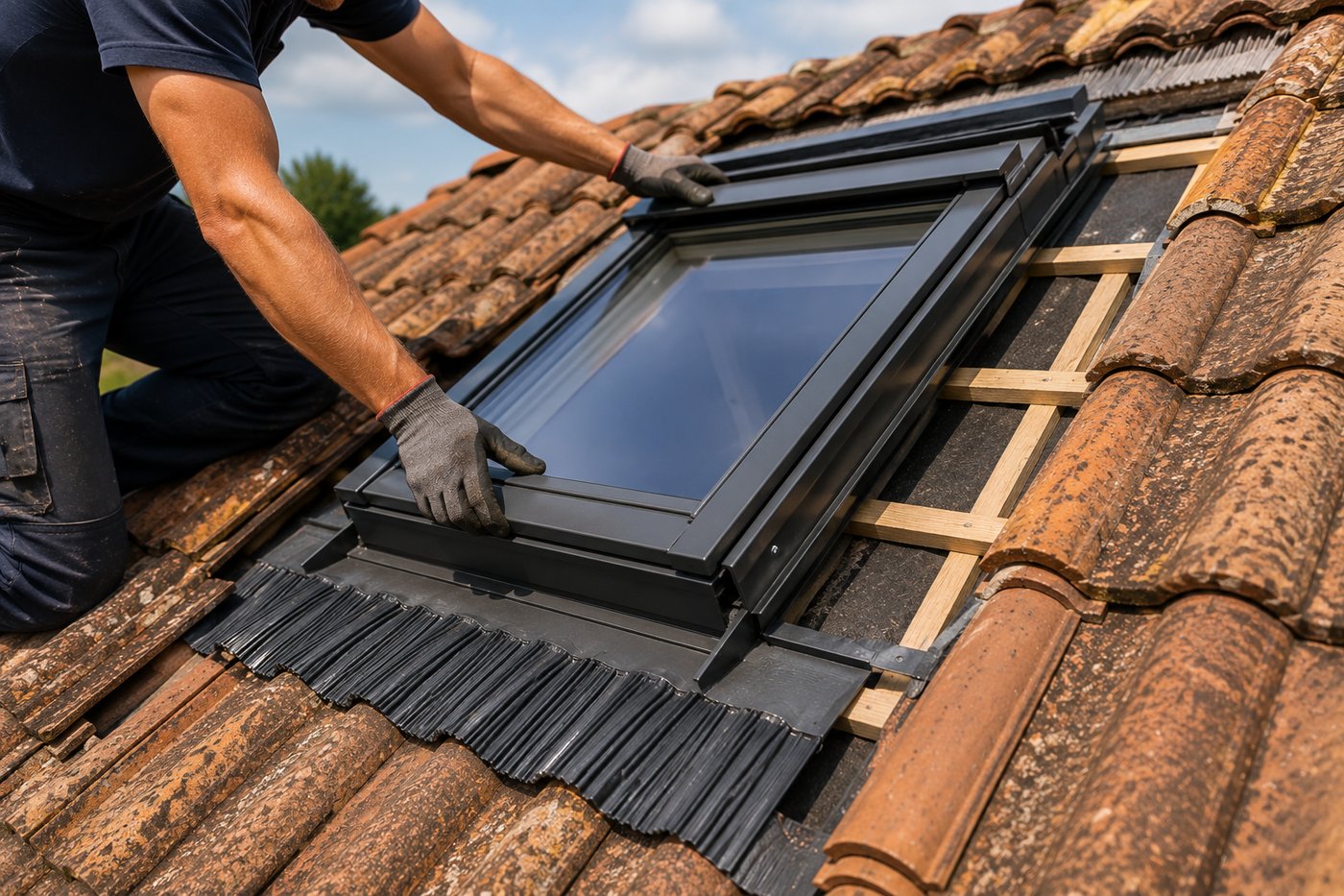 Installation et remplacement de Velux par Matoiture77 à Chelles
